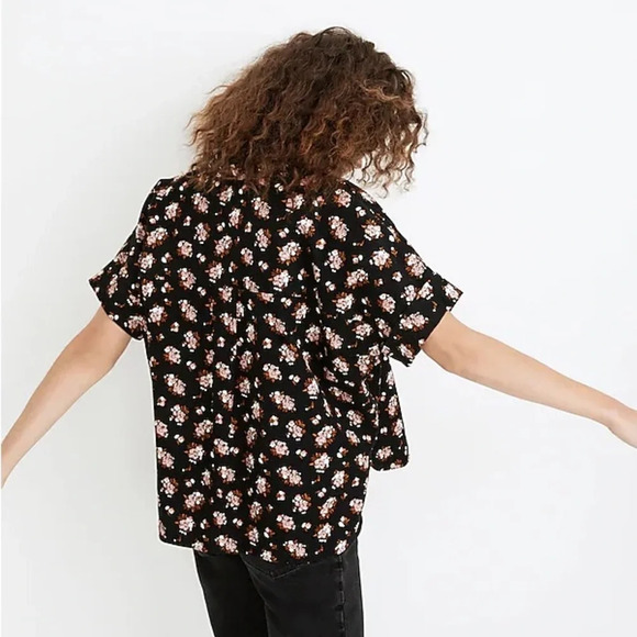 Madewell Corduroy Daily Button Down Shirt in Homestead Bouquet Small - Picture 3 of 14